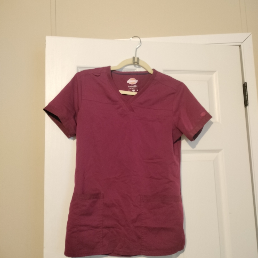 Cherokee Women's Short Sleeve Top - Plum